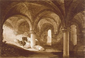 La Cripta de la Abadía de Kirkstall, del 